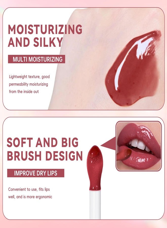 Noerrors Berry Lip Kit with Gradient Lip Liner and Glowing Lip Oil, Moisturizing Grape Purple Lip Gloss & Dark Brown Matte Lip Crayon Pen Combo Duo Set, Plumping Glossy Liquid Lipstick Lip Care Makeup - Image 5